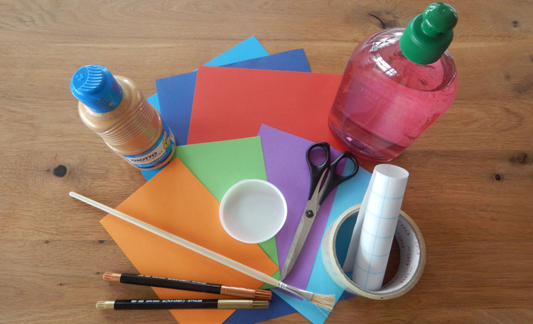 Bastelmaterial für DIY-Rubbellose