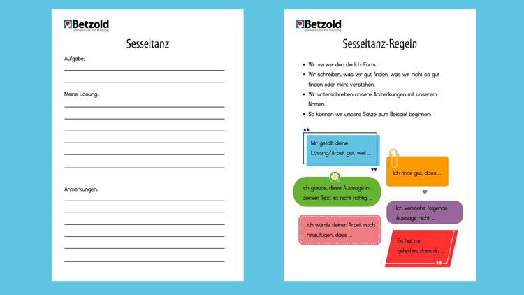 Sesseltanz-Arbeitsblatt
