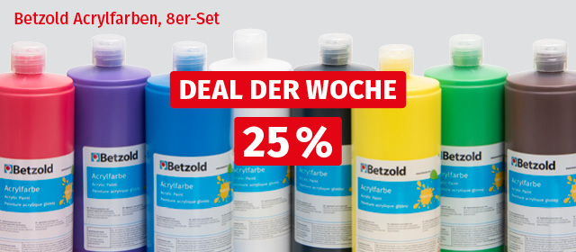 Betzold Acrylfarben, 8er-Set