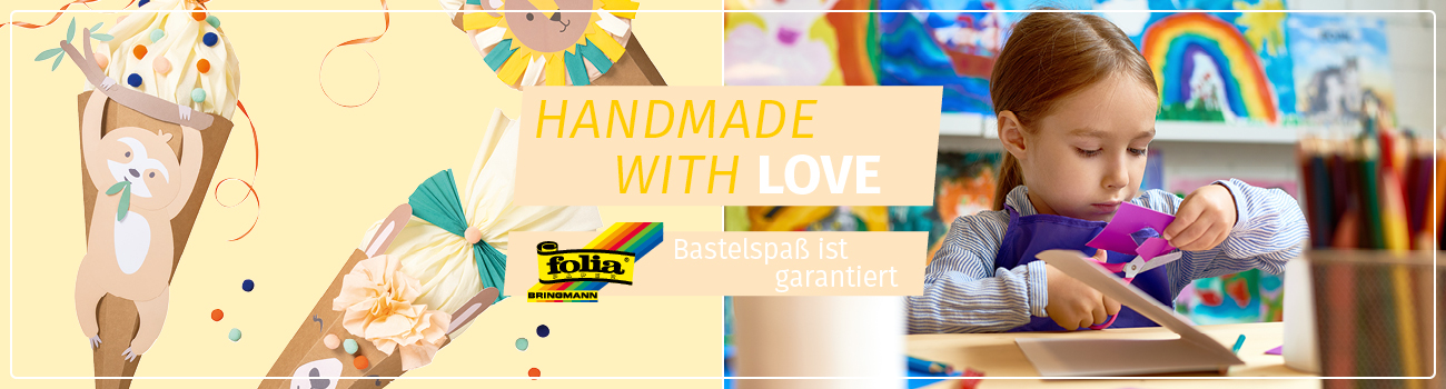 Handmade with love - Mit folia® ist Bastelspaß garantiert
