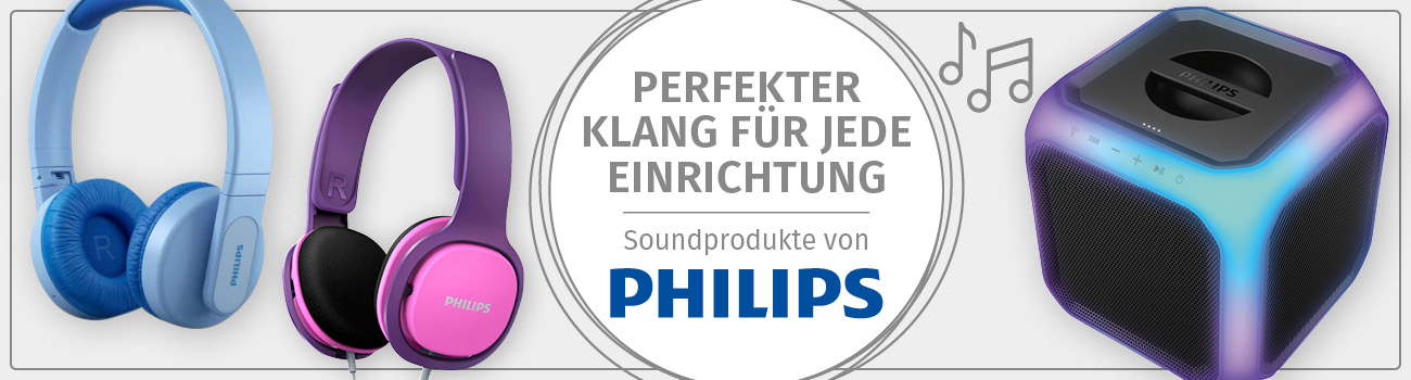 Soundprodukte von Philips